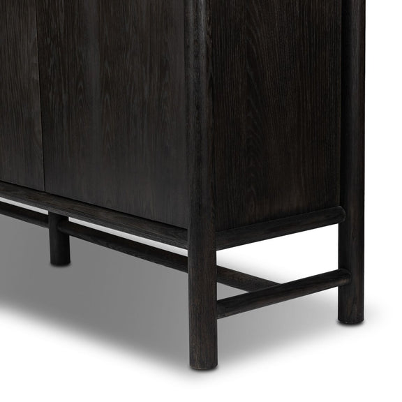 Renaud 3-Door Cabinet - Charcoal Oak