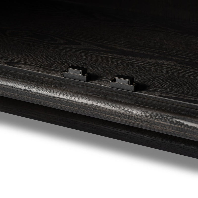 Renaud 3-Door Cabinet - Charcoal Oak