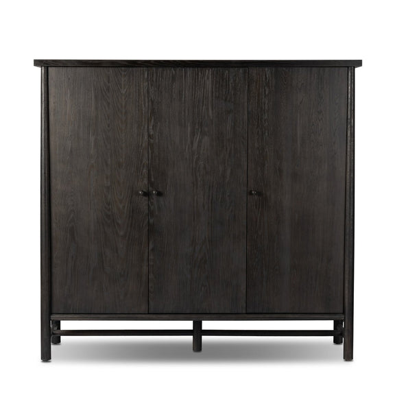 Renaud 3-Door Cabinet - Charcoal Oak