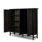 Renaud 3-Door Cabinet - Charcoal Oak