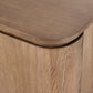 Elle Media Console - Tawny Oak Veneer