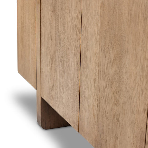 Elle Media Console - Tawny Oak Veneer