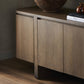 Elle Media Console - Tawny Oak Veneer