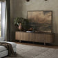 Elle Media Console - Tawny Oak Veneer