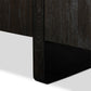 Elle Media Console - Worn Black Oak