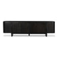 Elle Media Console - Worn Black Oak