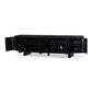 Elle Media Console - Worn Black Oak