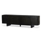 Elle Media Console - Worn Black Oak