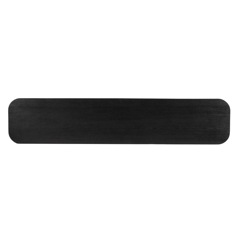 Elle Media Console - Worn Black Oak