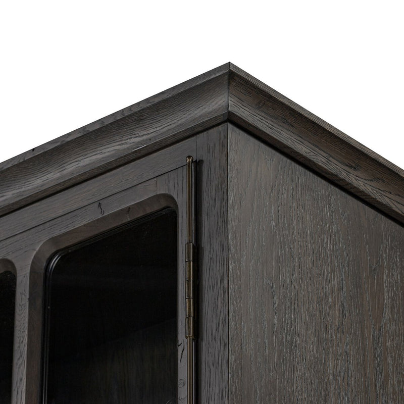 Dawes Cabinet - Smoked Black Oak