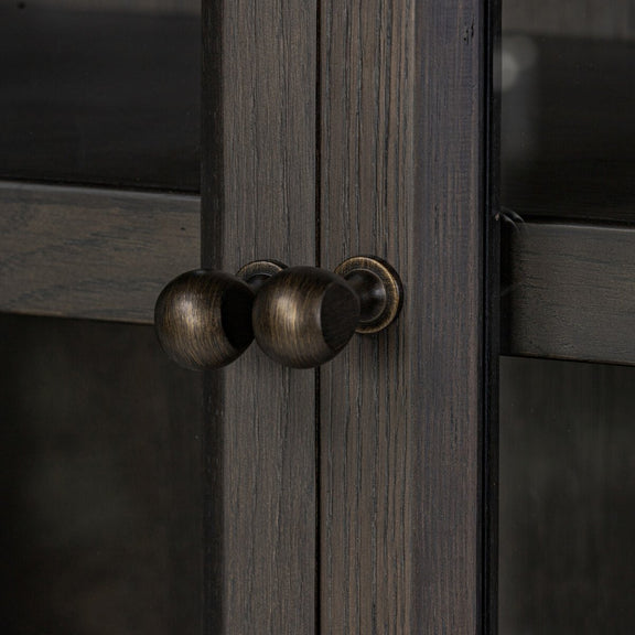Dawes Cabinet - Smoked Black Oak