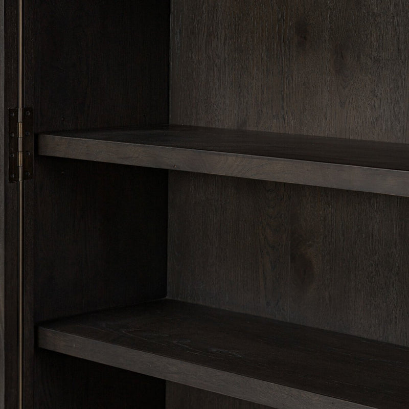 Dawes Cabinet - Smoked Black Oak