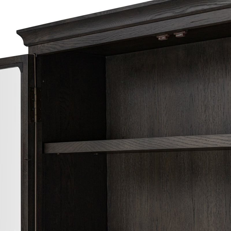 Dawes Cabinet - Smoked Black Oak