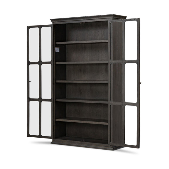 Dawes Cabinet - Smoked Black Oak