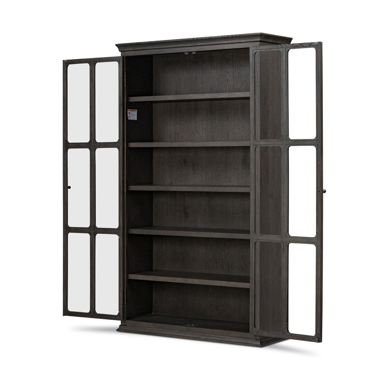 Dawes Cabinet - Smoked Black Oak