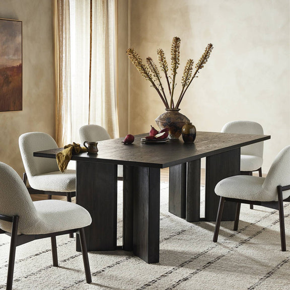 Huxley Dining Table - Smoked Black