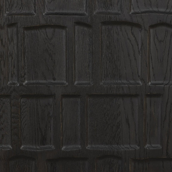 Ezri Bar Cabinet - Black Oak