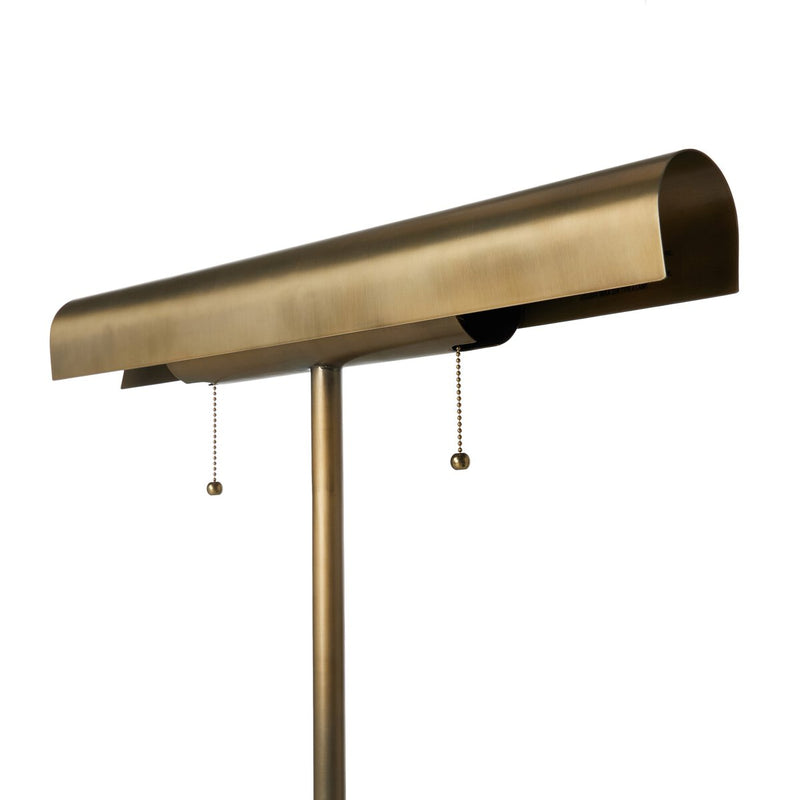 Luther Floor Lamp - Aged Brass Iron