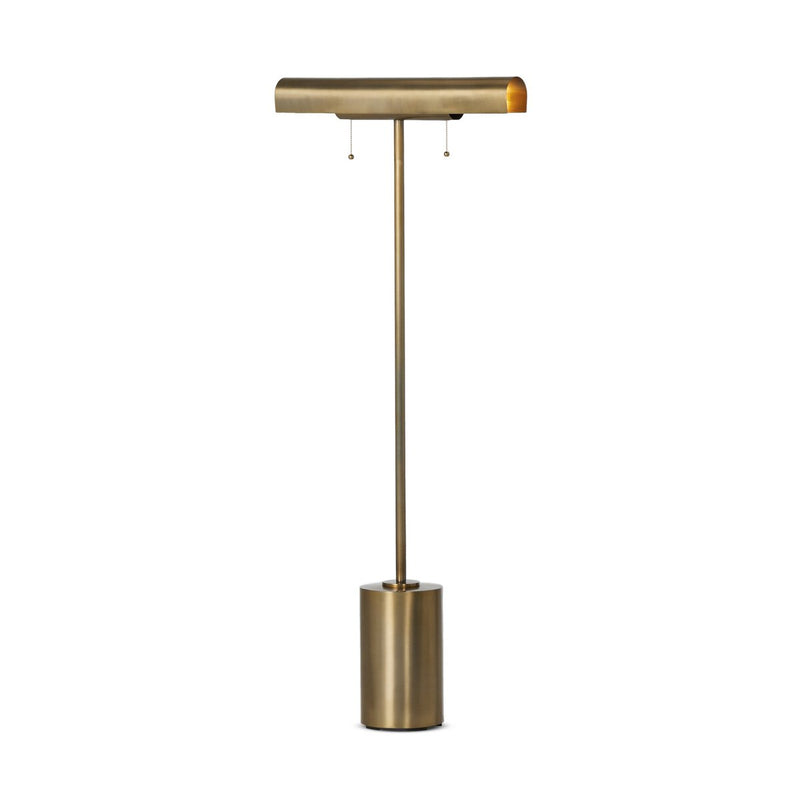 Luther Floor Lamp - Aged Brass Iron