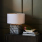 Cedric Table Lamp - Slate Grey Marble
