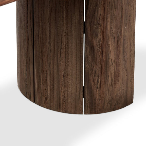 Paden Outdoor Dining Table - Stained Toasted Brown-fsc