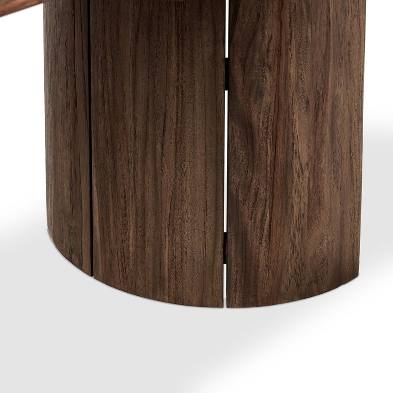 Paden Outdoor Dining Table - Stained Toasted Brown-fsc