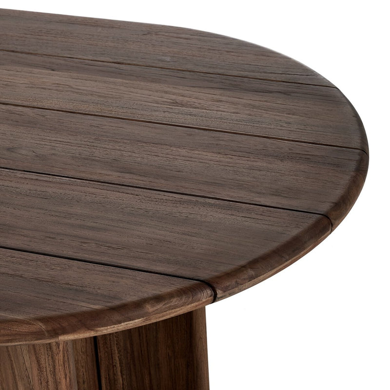 Paden Outdoor Dining Table - Stained Toasted Brown-fsc