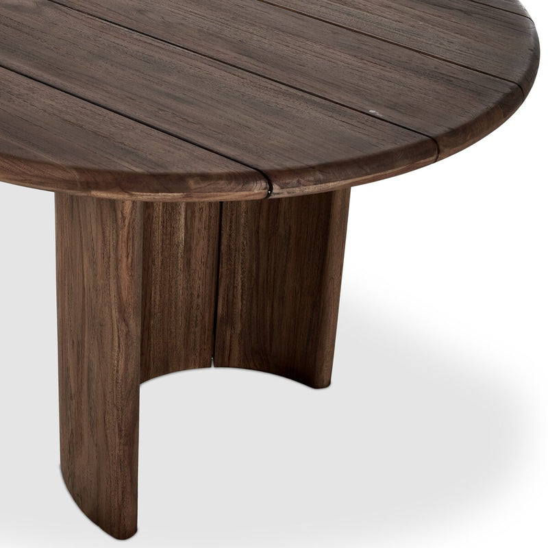 Paden Outdoor Dining Table - Stained Toasted Brown-fsc