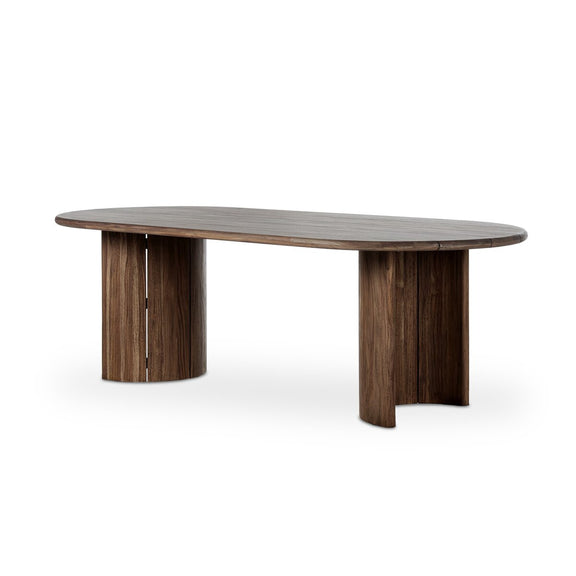 Paden Outdoor Dining Table - Stained Toasted Brown-fsc