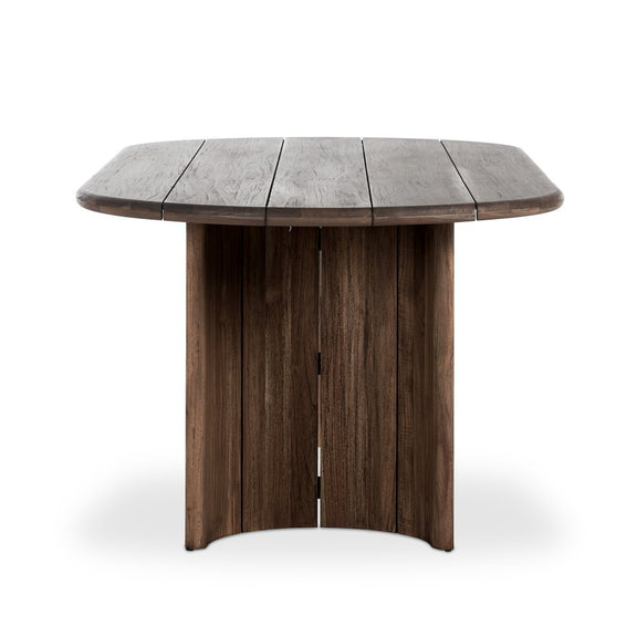 Paden Outdoor Dining Table - Stained Toasted Brown-fsc