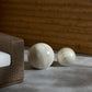 Mairo Sphere - Natural Grey Faux Marble