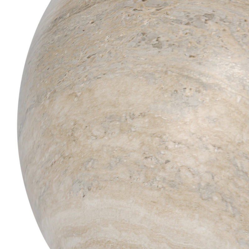 Mairo Sphere - Natural Grey Faux Marble