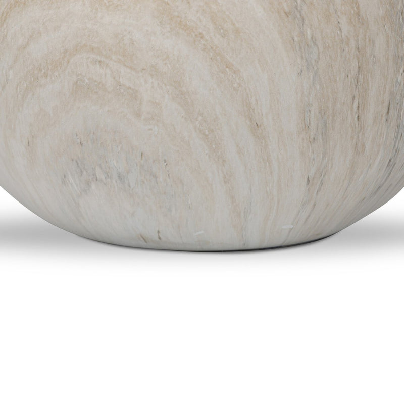 Mairo Sphere - Natural Grey Faux Marble