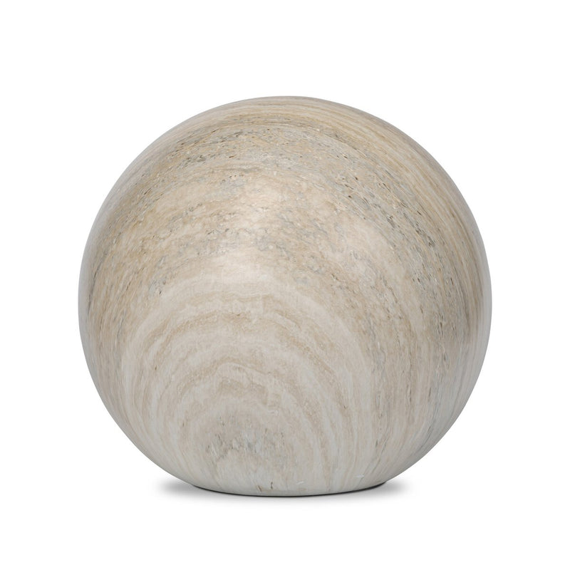 Mairo Sphere - Natural Grey Faux Marble