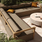 Laskin Outdoor 3-Piece Sectional - Alessi Fawn