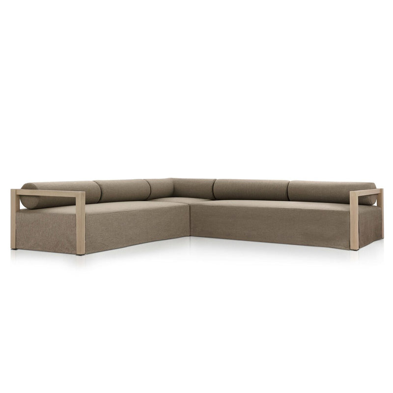 Laskin Outdoor 3-Piece Sectional - Alessi Fawn