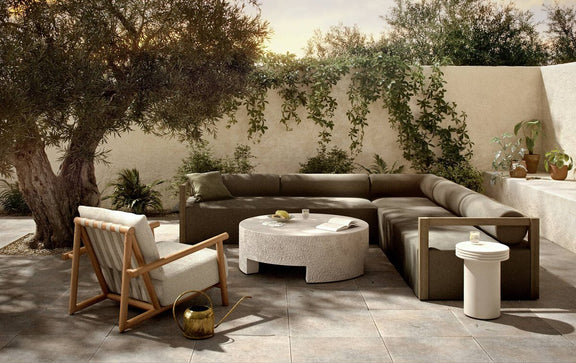 Laskin Outdoor 3-Piece Sectional - Alessi Fawn