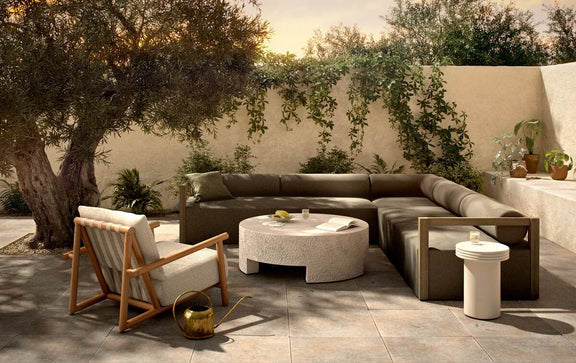 Laskin Outdoor 3-Piece Sectional - Alessi Fawn