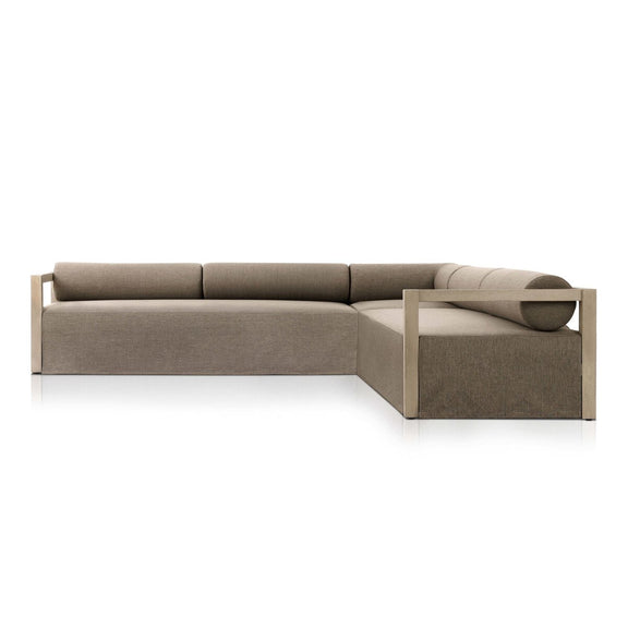 Laskin Outdoor 3-Piece Sectional - Alessi Fawn