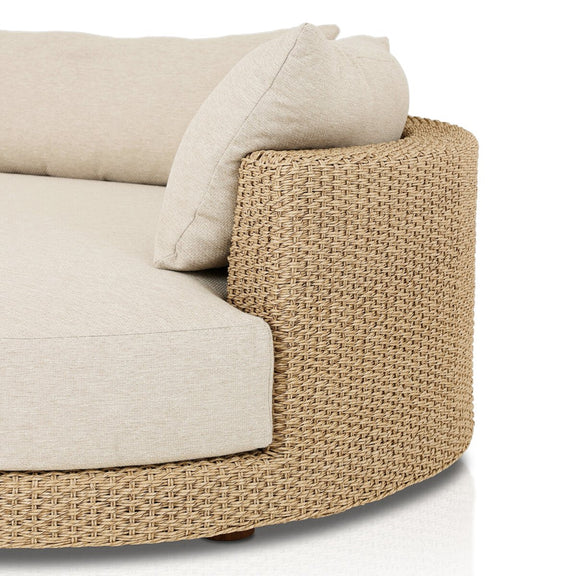 Sylvan Outdoor 2-Piece Chaise Sectional - Casa Cream