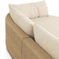 Sylvan Outdoor 2-Piece Chaise Sectional - Casa Cream