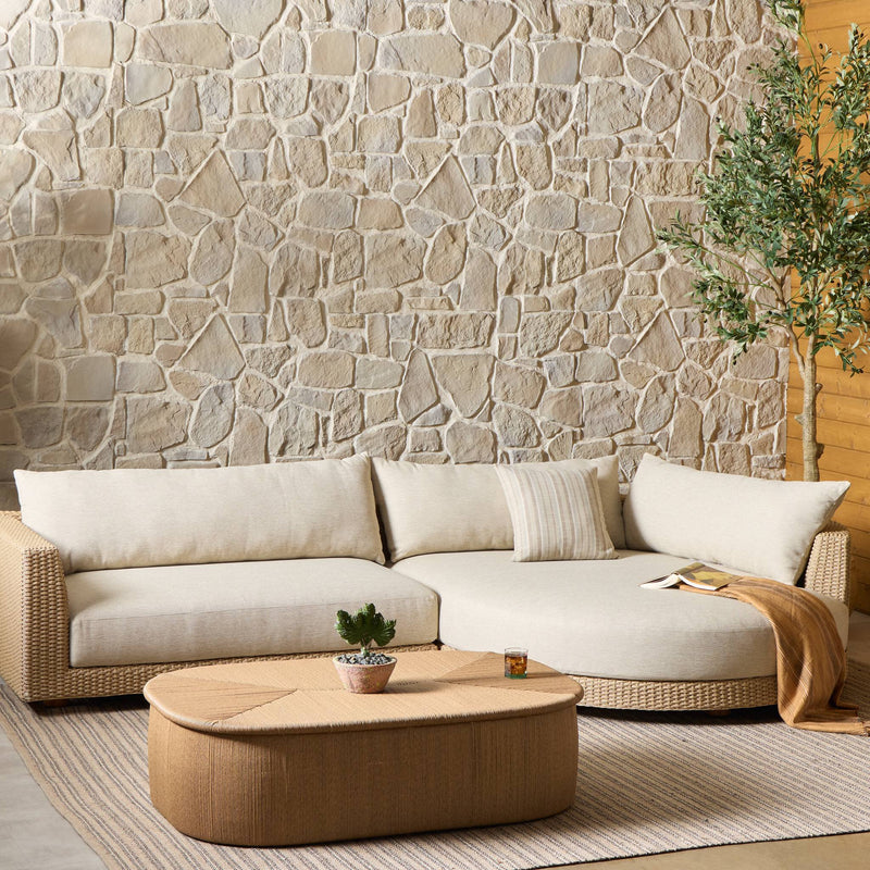 Sylvan Outdoor 2-Piece Chaise Sectional