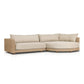 Sylvan Outdoor 2-Piece Chaise Sectional - Casa Cream