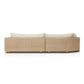 Sylvan Outdoor 2-Piece Chaise Sectional - Casa Cream