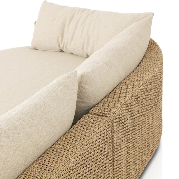 Sylvan Outdoor 2-Piece Chaise Sectional - Casa Cream