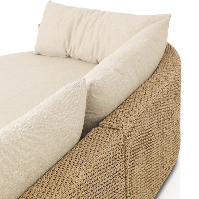 Sylvan Outdoor 2-Piece Chaise Sectional - Casa Cream