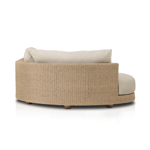 Sylvan Outdoor 2-Piece Chaise Sectional - Casa Cream