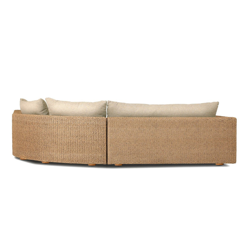 Sylvan Outdoor 3-Piece Sectional - Casa Cream
