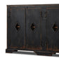 The Humptulips River Moonshine Cabinet - Distressed Burnt Black