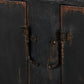 The Humptulips River Moonshine Cabinet - Distressed Burnt Black